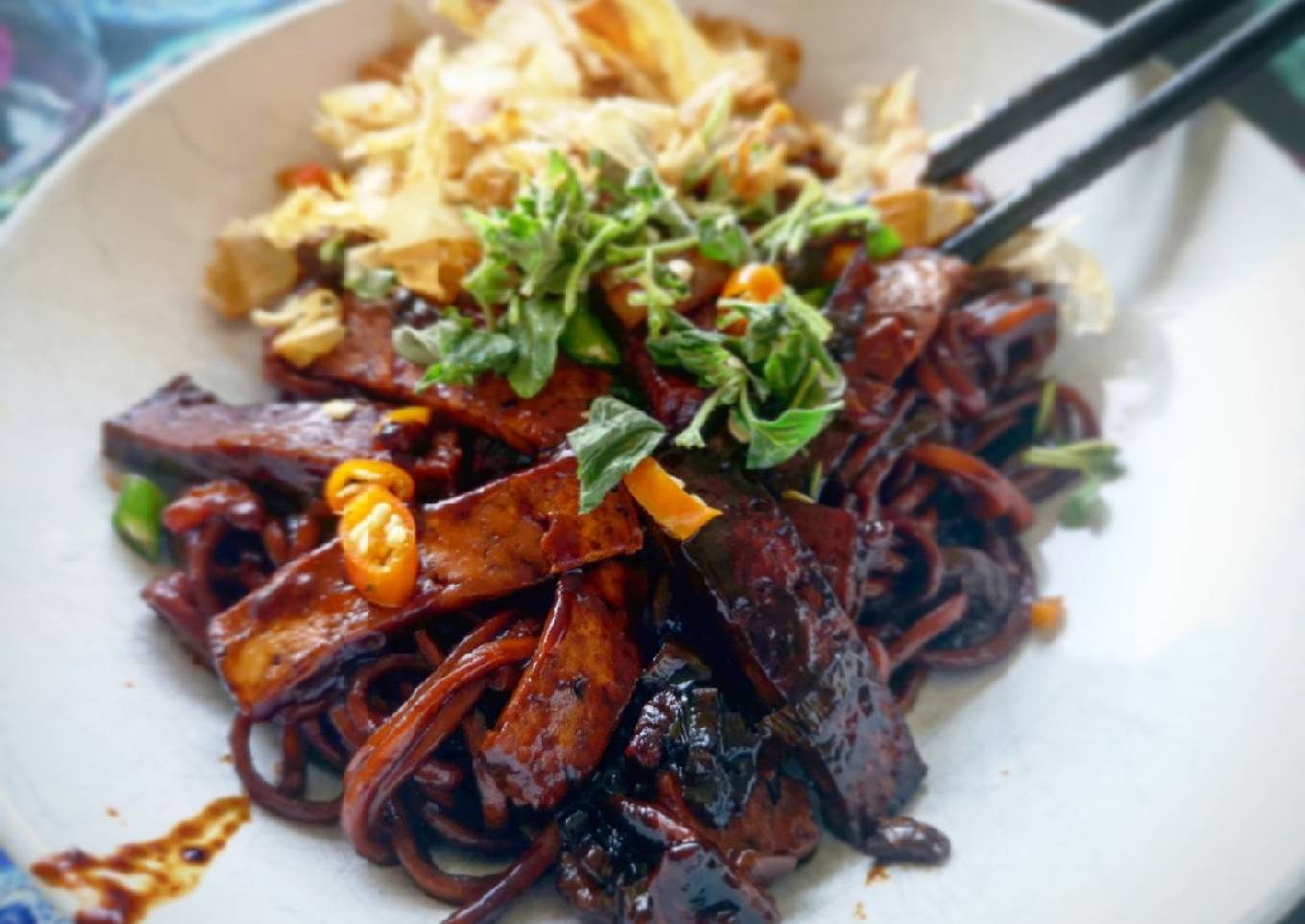 A twisted of korean jajangmyeon