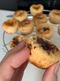 Mini muffins de chocolate saludables, sin grasa ni azúcar