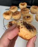 Mini muffins de chocolate saludables, sin grasa ni azúcar