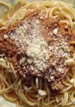 Una foto de Spaguetti a la boloñesa