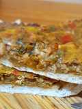 Tarta de pollo y zapallito (masa con harina integral)