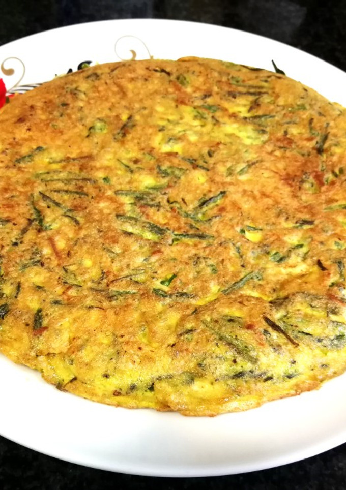 Una foto de Tortilla de espárragos silvestres