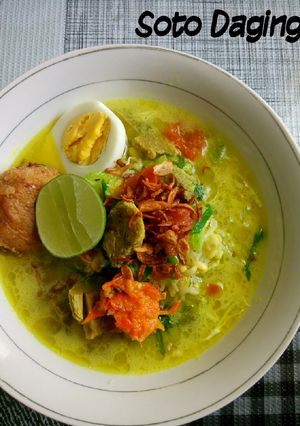 Foto resep Soto Daging