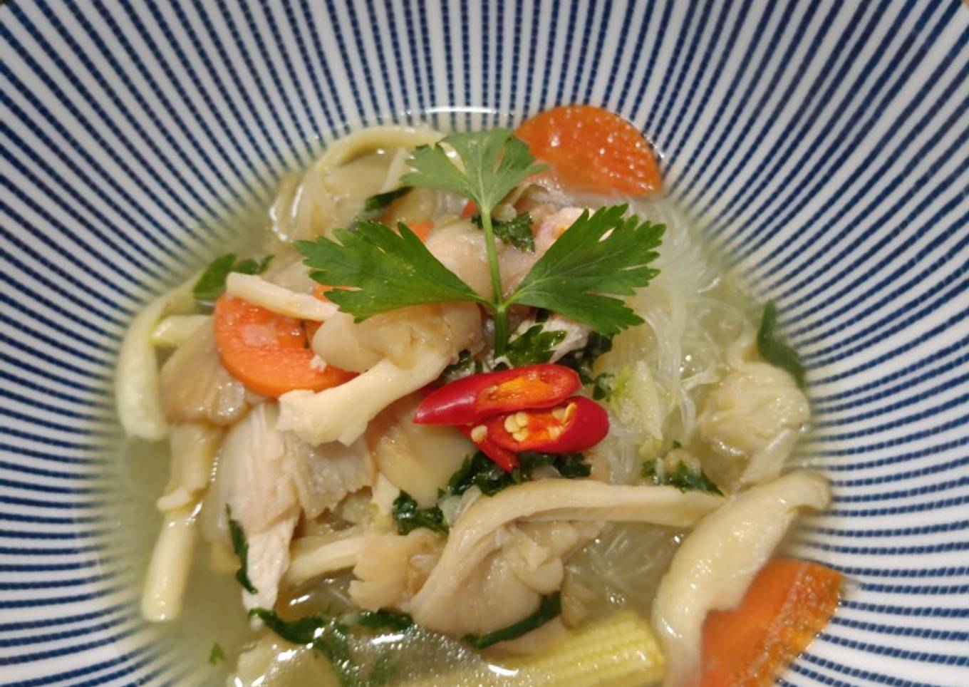 Soohoo Mushroom Soup (Pemakanan Sihat)