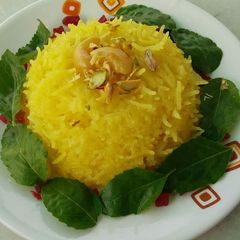 Kasri meethay rice A picture of Kasri meethay rice.