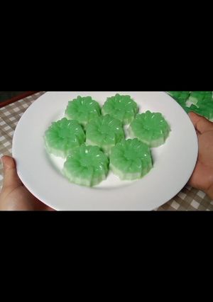 Foto resep Puding lapis santan
