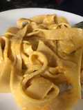 Fettuccine con dos ingredientes
