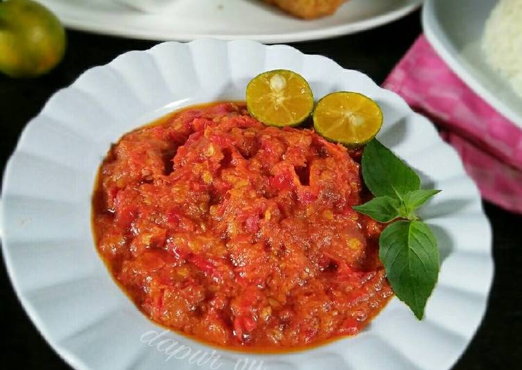 Resep sambal tomat goreng