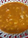 Sopa de mariscos para Navidad