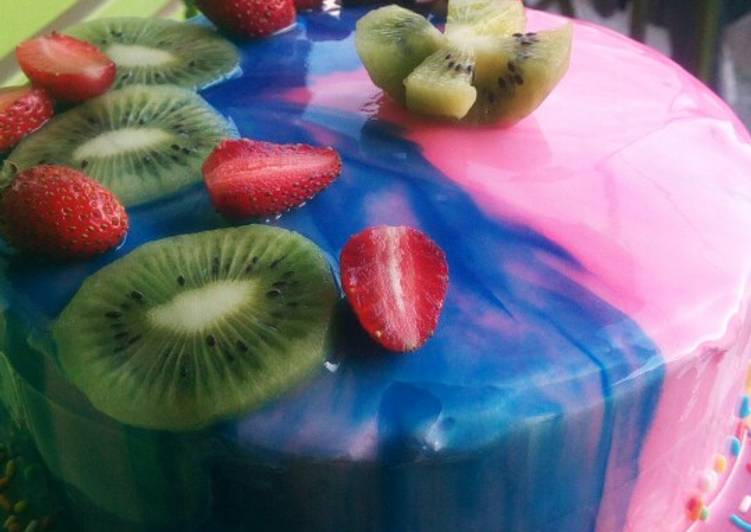 How to Make Mirror glaze cake