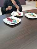 Mousse de piloncillo y glaseado espejo