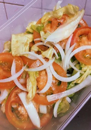 Hình của món Salad trộn giấm táo.
