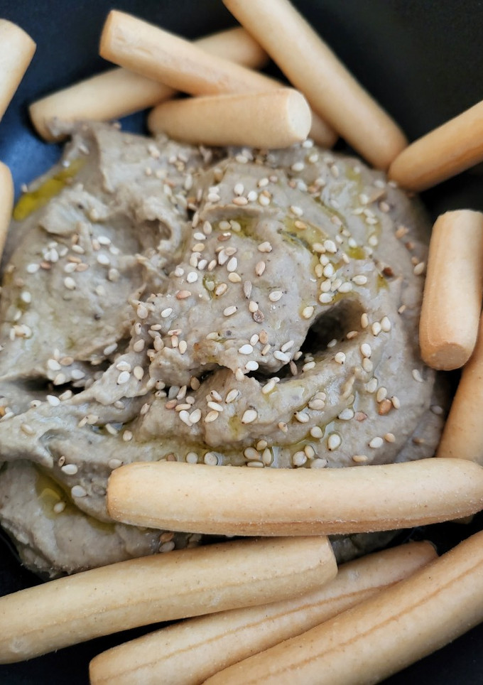 Una foto de Baba ganoush