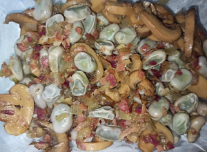 Foto principal de Habas con champiñones y jamón
