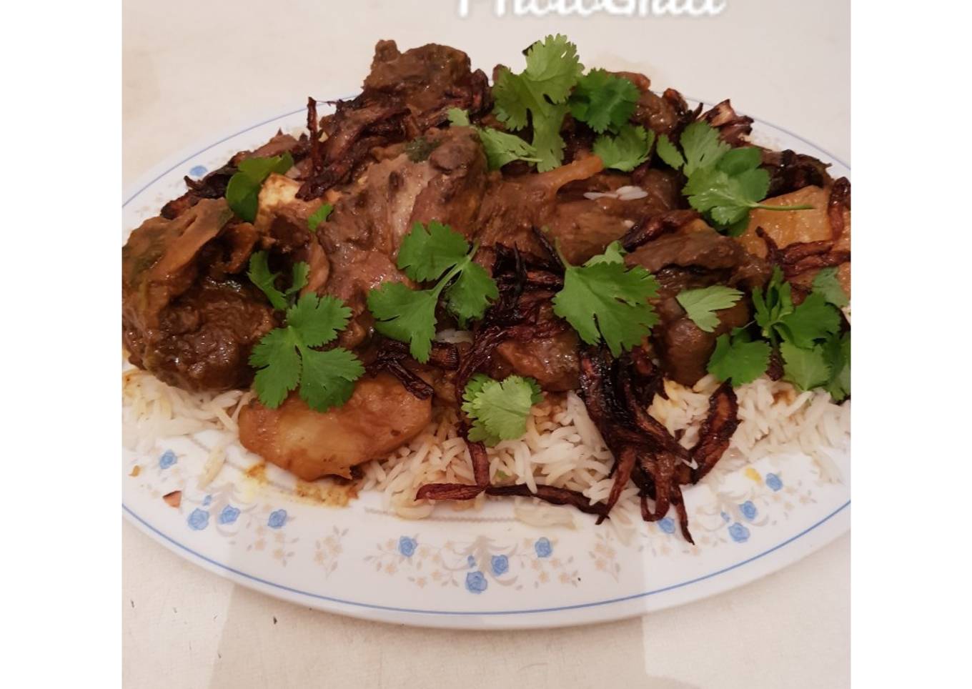 Lamb biryani
