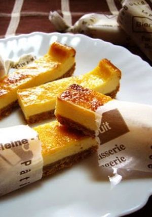 A picture of Just Mix Stick Cheesecake.