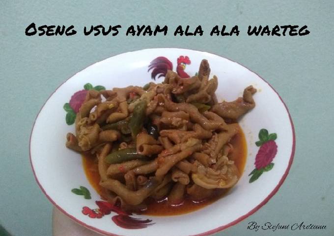 Langkah Mudah untuk Membuat Oseng usus ayam ala ala Warteg, Lezat Sekali