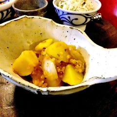 A picture of Vegan Faux Nikujaga with Lentils.