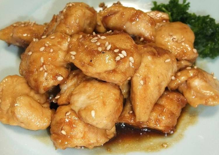 Recipe of Quick Sweet and Salty Chicken Breast (or Chicken Tender) Lemon Stir Fry