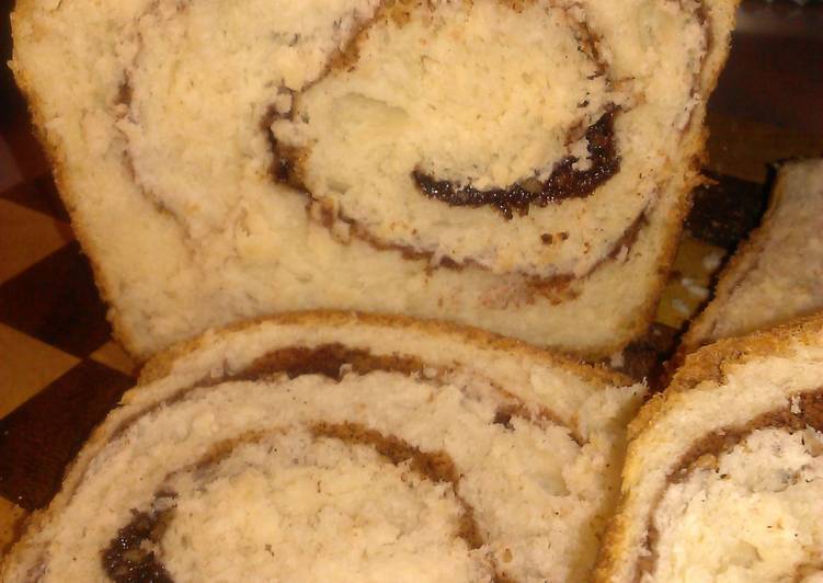 Steps to Prepare Perfect &#34; Cinnamon Swirl Bread &#34;