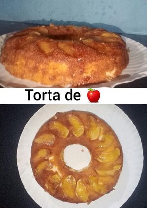 Una foto de Torta de manzana 🍎🍏