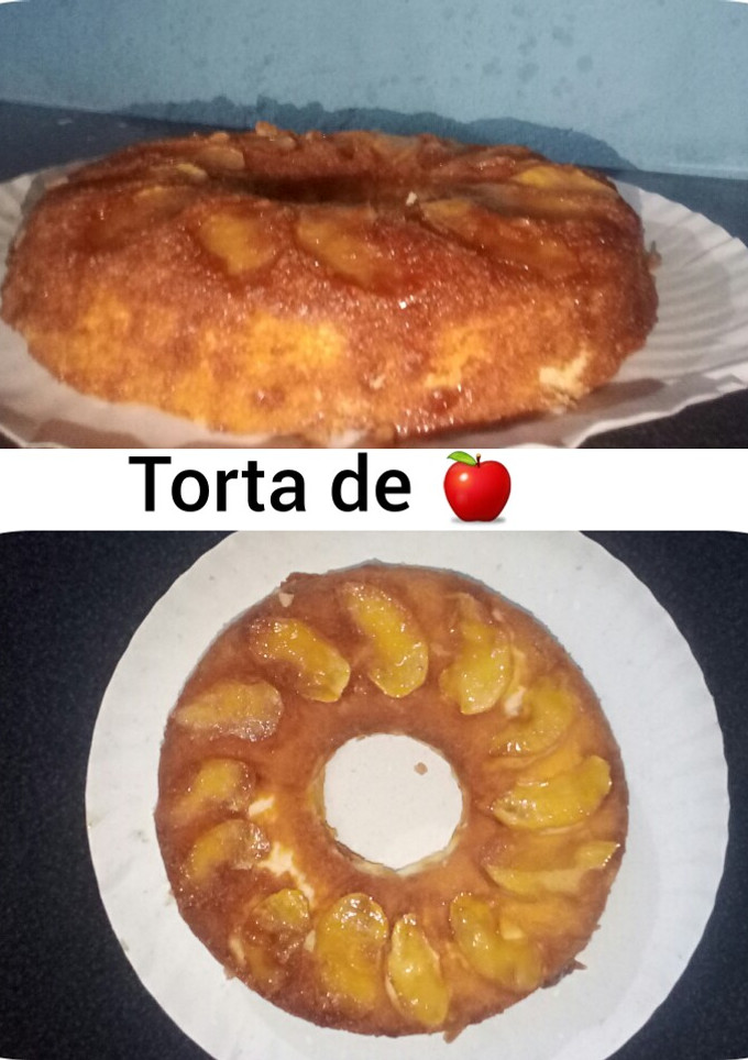 Una foto de Torta de manzana 🍎🍏
