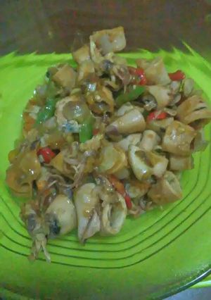 Foto resep Cumi asin asam pedas