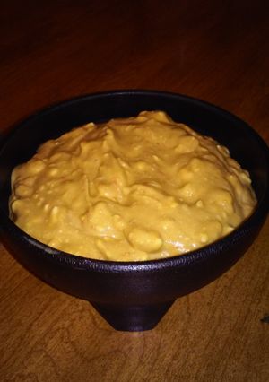 A picture of Avocado cottage cheese dip.