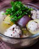 Canh DƯA LEO nhồi thịt