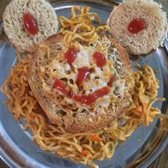 Yummy Maggi ring sandwich A picture of Yummy Maggi ring sandwich.