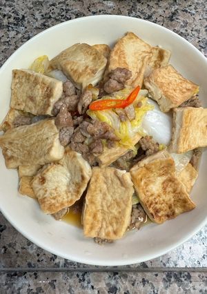 紅燒豬肉板豆腐 的食譜成品照片