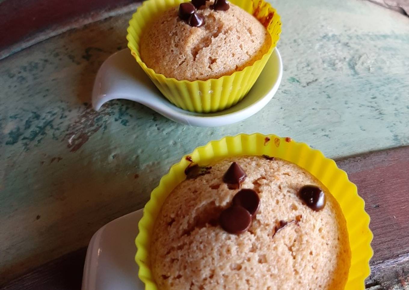 Muffins sin gluten de naranja 🍊 y chocolate 🍫