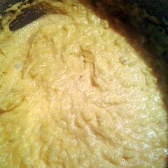 A picture of cheddar smashed taters.