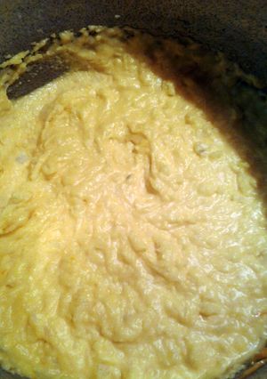 A picture of cheddar smashed taters.