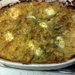 A picture of Au Gratin redneck style (cheese & heat).