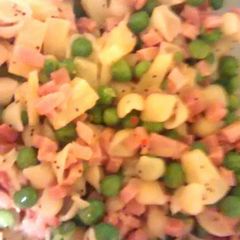 A picture of Ham and Pineapple Pasta Salad.