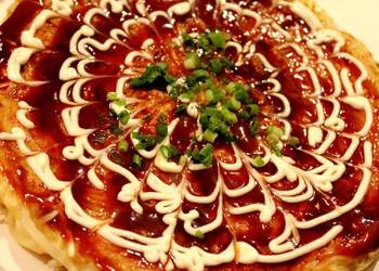 Easiest Way to Cook Tasty Egg and Wheat Free Okonomiyaki Made From Rice Flour