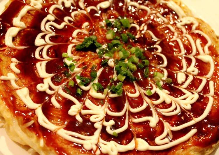 Egg and Wheat Free Okonomiyaki Made From Rice Flour