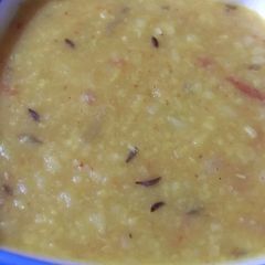 A picture of Dhuli moong Daal.