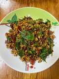 Stir-Fried Ground Pork with Dried Chili and Holy Basil