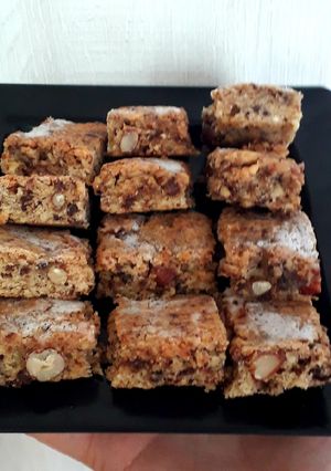 Une photo de Biscuits chocolat noisette