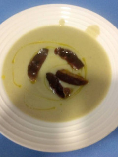 Una foto de Crema de alcachofa
