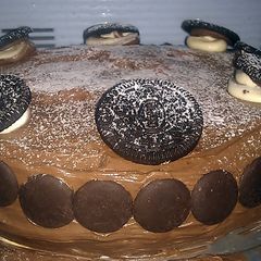A picture of chocolate indulgence cake.