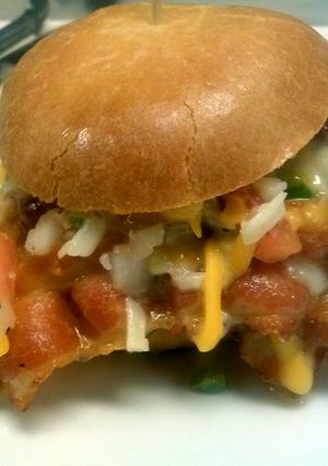 A picture of bacon chedder jack slider.