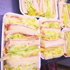 A picture of Easy and Nutritious Everyone Loves this Ham, Cheese and Lettuce Sandwiches.