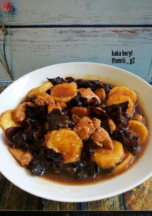Foto resep Tofu ayam jamur