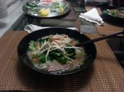 A picture of brisket pho
