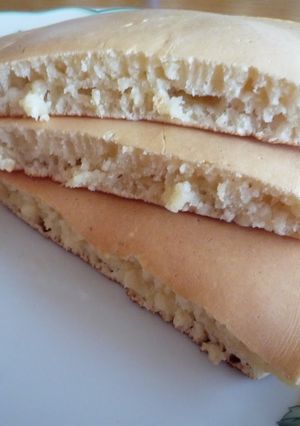 A picture of Pancakes Made Without Eggs or Oil.