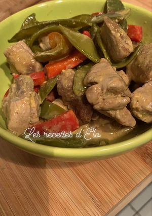 Une photo de Curry de porc au Cookeo