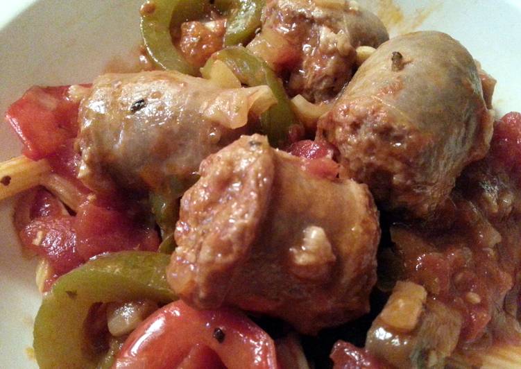 Recipe of Award-winning Sausage and Peppers - voted the BEST